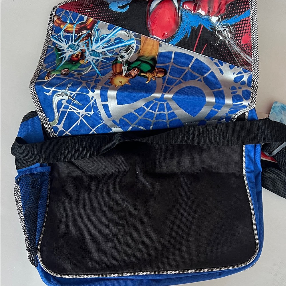 Marvel Spider-Man Black and Blue Messenger Bag - Picture 3 of 3